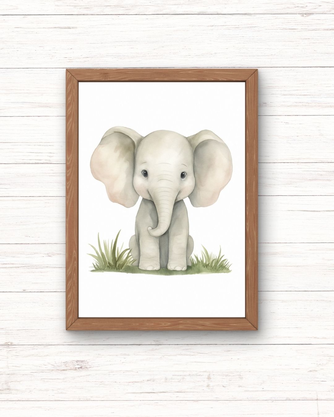 Cuadro acuarela - elefante