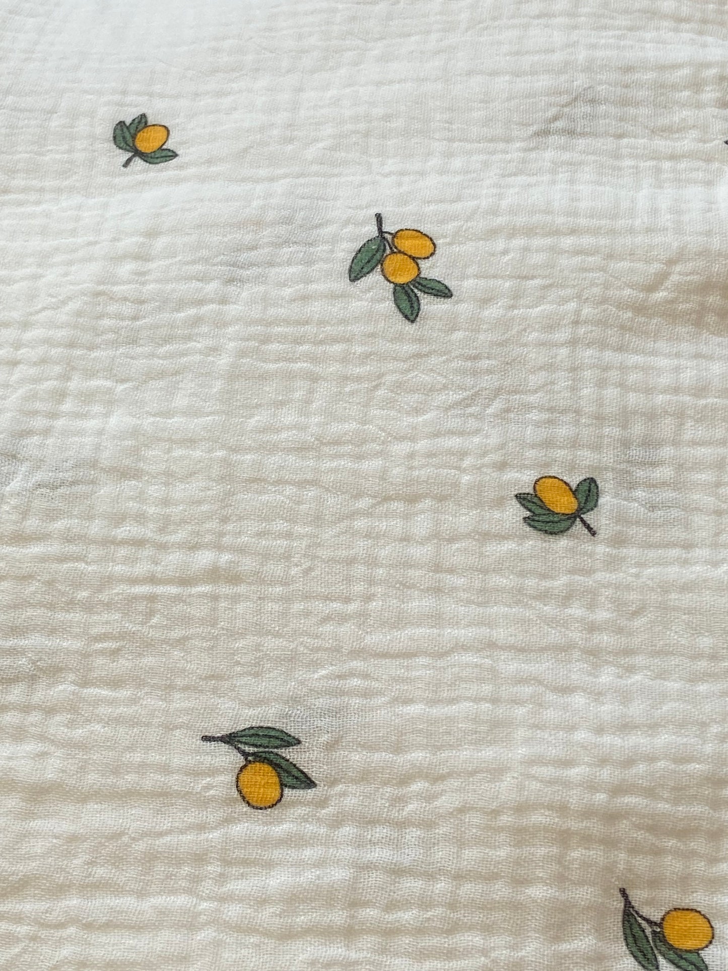 Swaddle M blanco limones