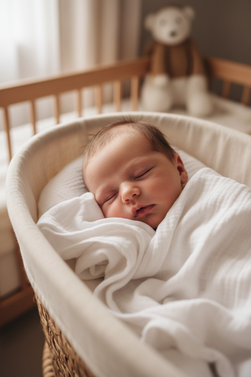 Blanca - bebé durmiendo